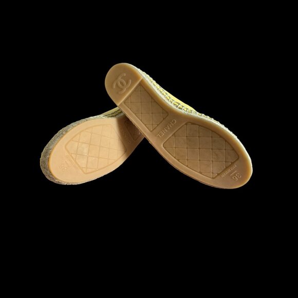 Chanel Yellow  Espadrilles - Picture 8 of 9
